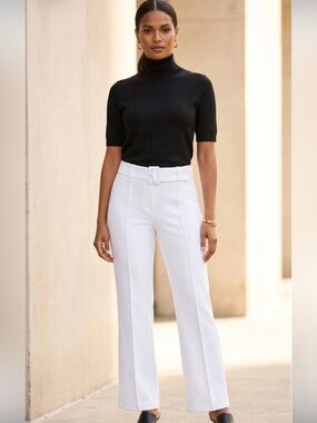 COPY - **NYCC White Slim Fit Trousers - Size 16 (Women's)**